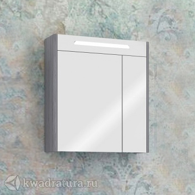 Зеркальный шкаф Aquaton Сильва 60 дуб фьорд 1A216202SIW60