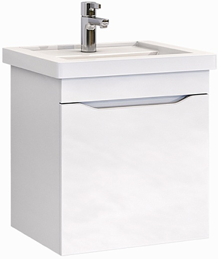 Тумба подвесная Vigo Grani 60 с умывальником Como 60