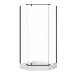 Душевое ограждение Triton Дека-Графит 90*90 см (с поддоном) Щ0000073925