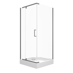 Душевое ограждение Triton Терра-Графит 90*90 см (с поддоном) Щ0000073935