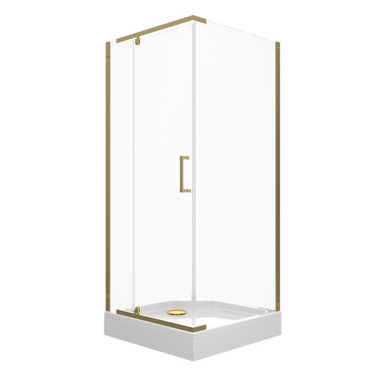 Душевое ограждение Triton Терра-Голд 90*90 см (с поддоном) Щ0000073931
