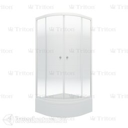 Душевое ограждение Triton Лайт 100*100 В (с поддоном) Щ0000039808