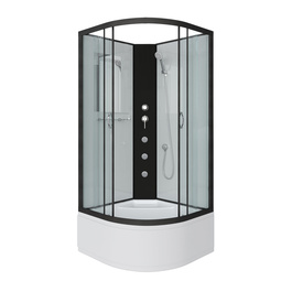 Душевая кабина Niagara Classic NG 6708-14BKG без крыши 90*90 см