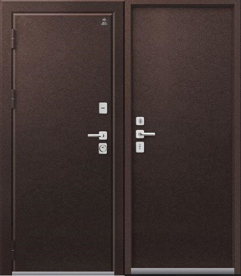 Дверь входная металлическая Центурион Т-3 Шоколадный муар - Шоколадный муар