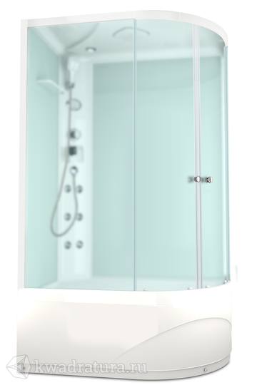 Душевая кабина DOMANI-Spa Delight Slim 128 high L 120*80 см DS01DS128LHWM10