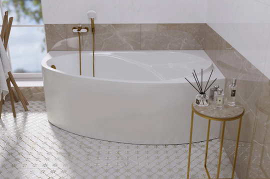 Акриловая ванна MarkaONE JULIANNA MG 150*90 см R 01дж1595п