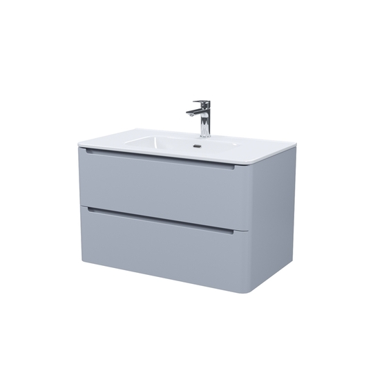 Тумба подвесная Iddis Edifice 80 см светло-серая EDI80L0i95K