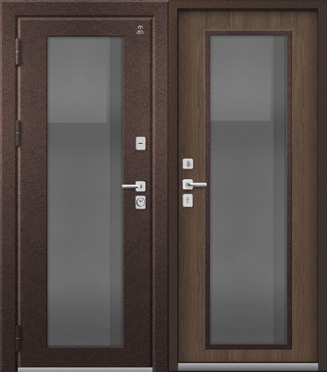 Дверь входная металлическая Центурион Т-11 Шоколадный муар - Миндаль