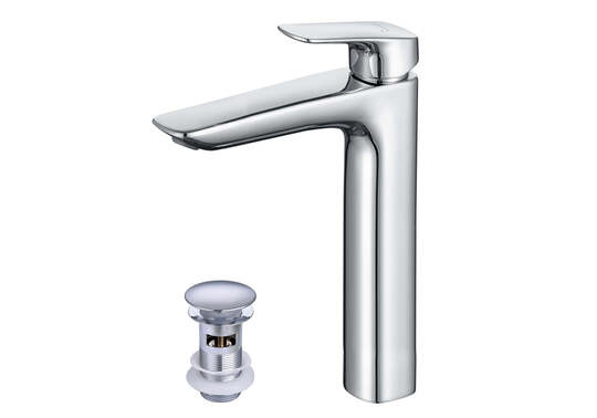 Смеситель для раковины 227 с донным клапаном Aquatek Вега AQ1005CR