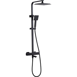 Душевой гарнитур LEDEME с тропическим душем, черный L2424B