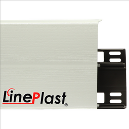 Плинтус Line Plast 100 мм Белый глянец LB002