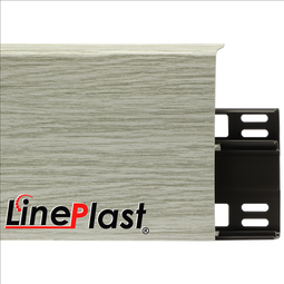 Плинтус Line Plast 100 мм Ясень Хесрет LB004