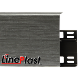 Плинтус Line Plast 100 мм Металлик Файн-лайн LB020