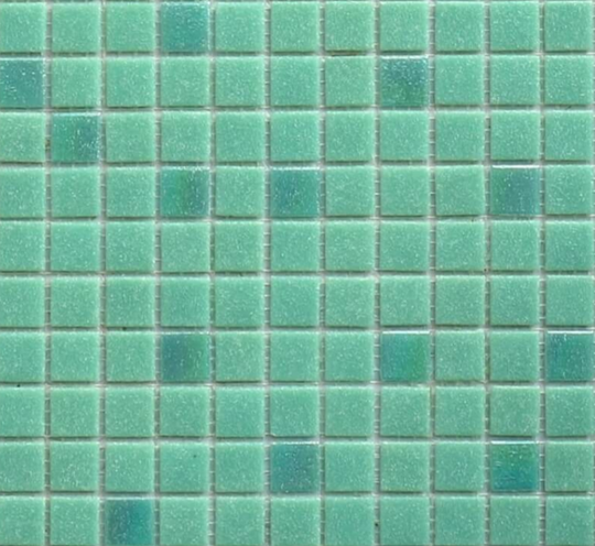 Мозаика NSmosaic MIX24 зеленый с перламутровыми чипам 32,7*32,7 см