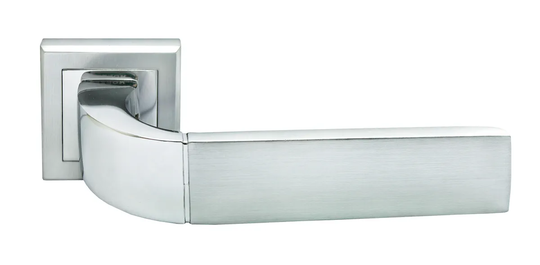 Дверная ручка Morelli W MH-27 SC/CP-S матовый хром/полированный хром