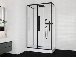 Душевая кабина ODA 8805 Р прозрачное стекло н/п 120*80*210 см крыша стекло