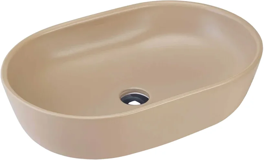 Раковина BeWash BOGEN на столешницу, бежевый, 88601073+A112, 60 см