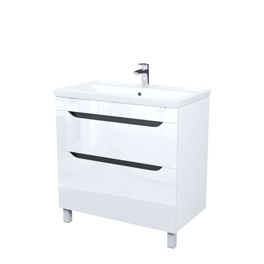 Тумба напольная Iddis Ray 70 см белая с умывальником RAY70WFi95K