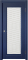Межкомнатная дверь Uberture Salutto ПДО 502 синяя