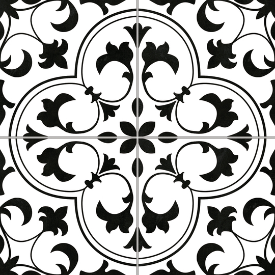 Керамогранит Cersanit Sevilla пэчворк белый рельеф 42x42 см