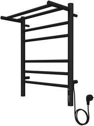 Полотенцесушитель Terminus Аврора с полкой П6 (450х600, электро КС 9005 матовый) 4670078556912