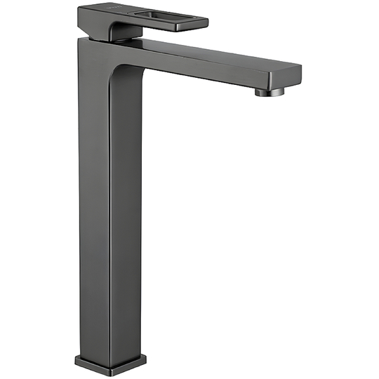 Смеситель для умывальника высокий Calypso CS1 CS1577-9 Оружейная сталь (графит)