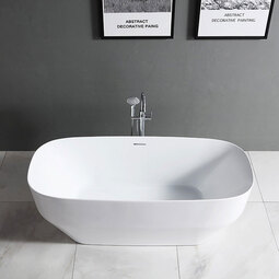 Акриловая ванна Vincea VBT-630, 170*75 см, цвет белый, слив-перелив в комплекте