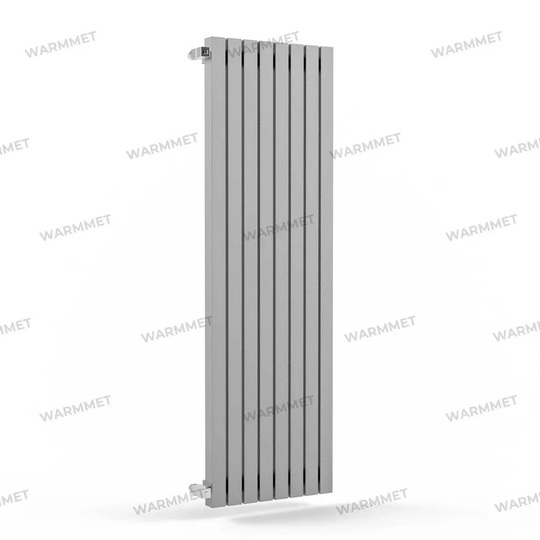 Трубчатый вертикальный радиатор WARMMET Power 60 V 8 секций, высота 750, ширина 620 серый