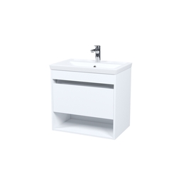 Тумба подвесная Iddis Zodiac X 60 см белый с нишей и умывальником ZDX60WNi95K